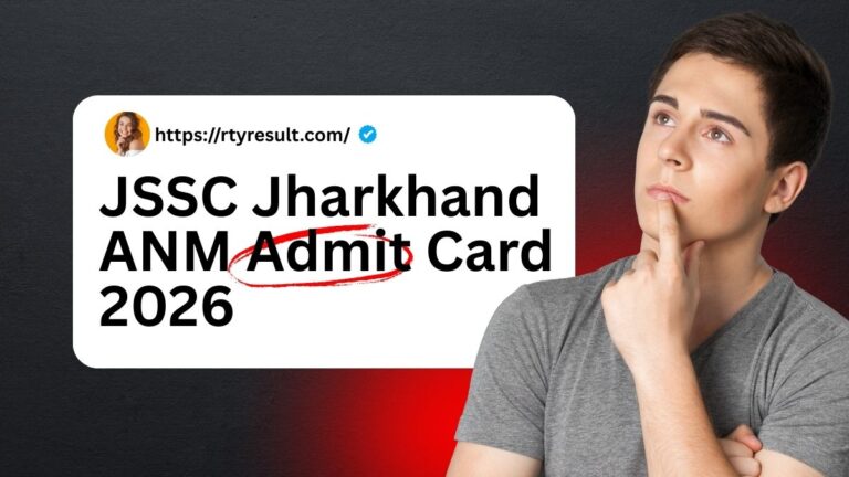 JSSC Jharkhand ANM Admit Card 2026